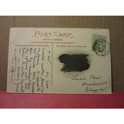 CITY OF BATH. SOMERSET used antique postcard by F. Frith 1909 pm =