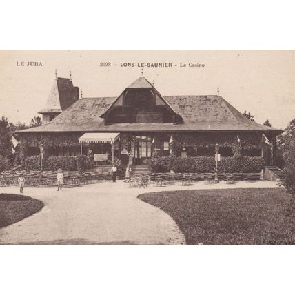 Lons Le Saunier Casino France Old Postcard