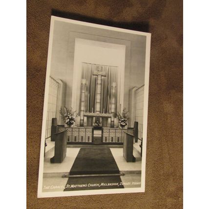 RAP RP Postcard = Chancel, St Mathews Church, Millbrook - Jersey Channel Islands