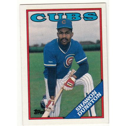 1988 Topps baseball card 695 Shawon Dunston