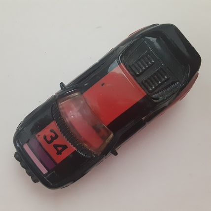 1995 Hot Wheels Toyota MR-2 Rally Rare Black Variation 5 Spoke VINTAGE READ