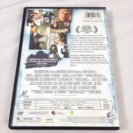 Cleaner - 2007 - Samuel L. Jackson - Rated R - DVD - Used