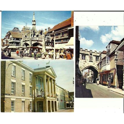 Wiltshire SALISBURY Six Postcards by J. Arthur Dixon