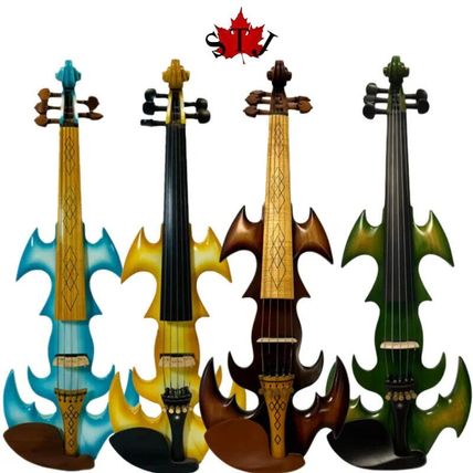 Solid Wood Crazy-1 Model 5 String Electric 4/4 Violin