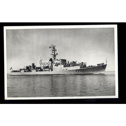 WL2090 - French Navy Warship - Le Champenois F770 - photograph by Wright & Logan