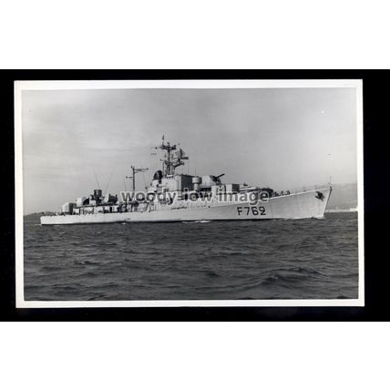 WL2091 - French Navy Warship - Le Brestois F762 - photograph by Wright & Logan