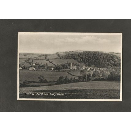 Postcard Somerset Winsford Church and Berry Cleeve