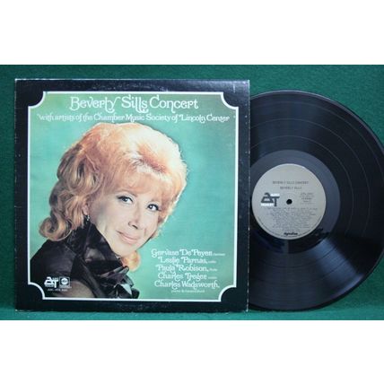 Beverly Sills/Lincoln Center Chamber S. - Beverly Sills Concert - ATS 20011 - EX