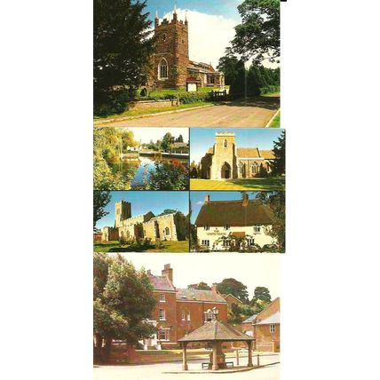 BEDFORDSHIRE VILLAGES 9 Postcards (Photographic Heritage)