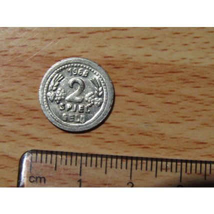 Spiel Geld 1968 2pf Token (e673)