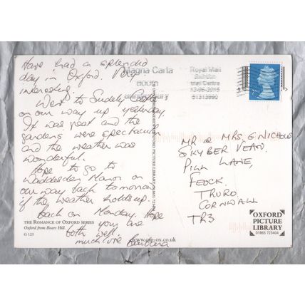 Oxford From Boars Hill - Postally Used - Royal Mail ? Mail Centre 12th June 2015