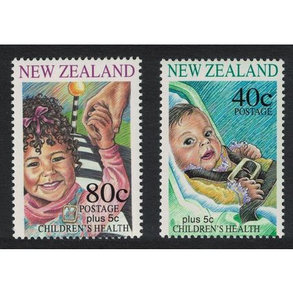 New Zealand Health Stamps Child Safety 2v 1996 MNH SG#2000-2001