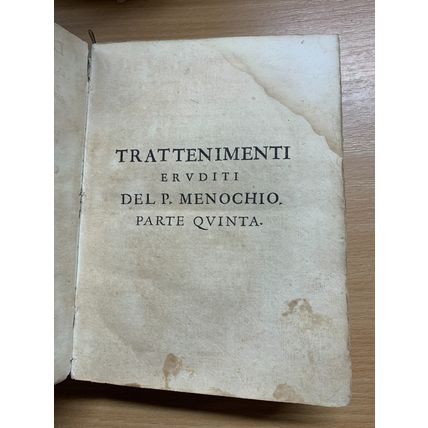 1652 DELLE STVORE DEL P.GIO STEFANO MENCHIO RELIGIOUS ITALIAN ANTIQUE BOOK (P4)