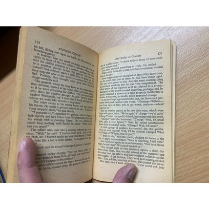 RARE* 1962 STEPHEN CRANE "THE RED BADGE OF COURAGE" CIVIL WAR FICTION BOOK (P2)