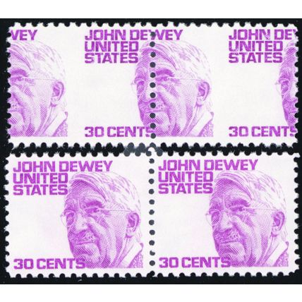 1291, Mint NH 30¢ - Dramatic Misperf Error Pair With Normal * Stuart Katz