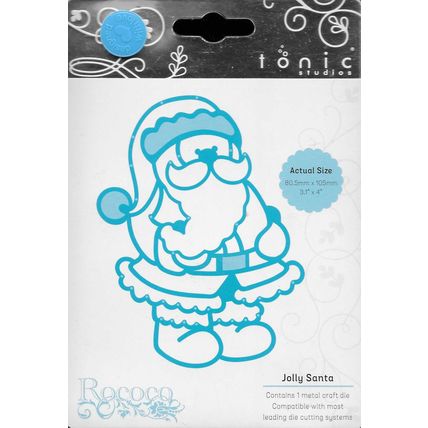 Tonic Studios. Jolly Santa Die. Die Cutting Cardmaking Scrapbooking Crafts
