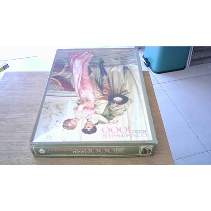 THE EMBRACE by J.F. Soulacroix Jigsaw Puzzle (1000 Piece) Arrow Puzzles (1984)