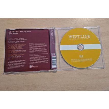 Westlife - Us Against The World CDS (2008) VGC.