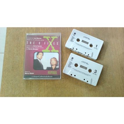 THE X-FILES: HUMBUG by Les Martin Audio Book (2 Cassettes) Harper Collins (1996)