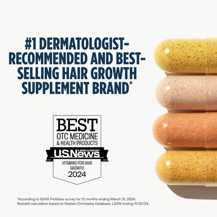 Nutrafol Men'S Hair Growth Supplements, Clinically Tested for Visibly Thicker Ha