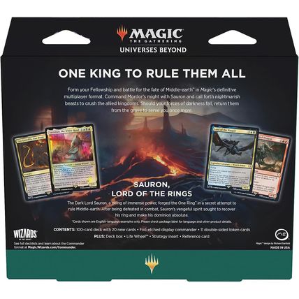 Magic: the Gathering the Lord of the Rings: Tales of Middle-Earth Commander Deck