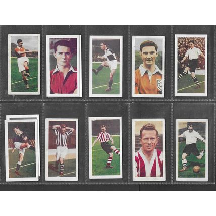 LARGE LOT ALMOST 300 Mixed Confectionery FOOTBALLER CARDS - Good Clean Lot.