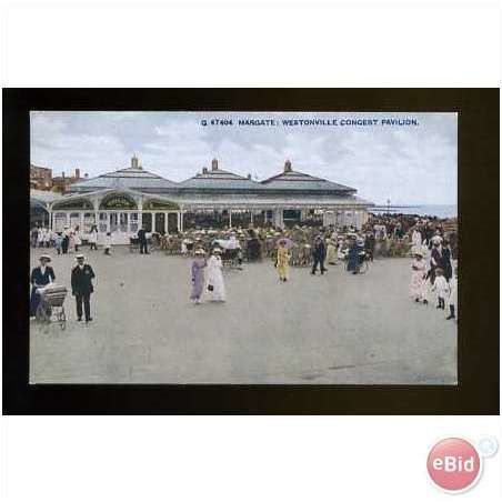 Kent MARGATE Concert Pavilion Postcard by Celesque G.47404)