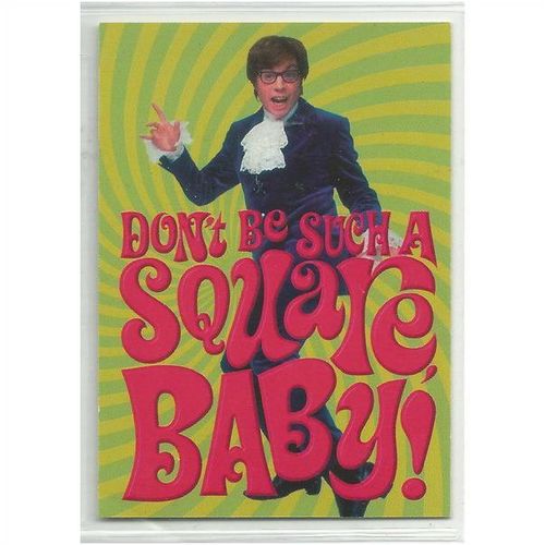 AUSTIN POWERS ( SPY WHO SHAGGED ME) ' PROMO ' card ( 1999)