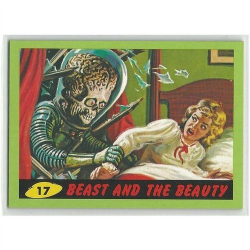 MARS ATTACKS HERITAGE ' PARALLEL GREEN BORDER ' card # 17