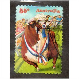 AUS 2010 55c (S/A) 'COME TO THE SHOW ' FINE USED (EBID35-973)