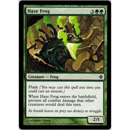 Magic the Gathering - Rise of the Eldrazi - #187/244 - Haze Frog