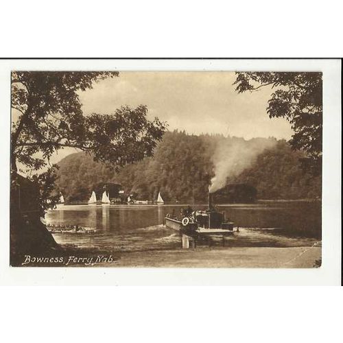 Westmorland BOWNESS Ferry Postcard by Frith (38802)