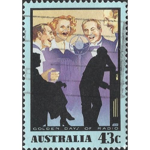 AUSTRALIA, Radio Talent Show, blue 1991, 43c, #2