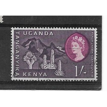 KUT.SG192 1s Mt Kenya and Giant Plants.Fine Used.May19g