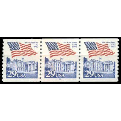 2609 29c U.S. Flag Over White House Very Fine MNH PNC 8/3 W1560