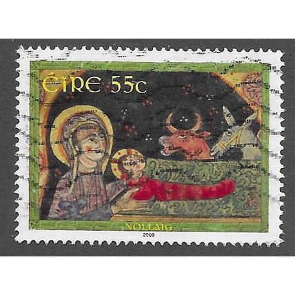 IRE 2009 55c 'CHRISTMAS' FINE USED (EBID73-049)