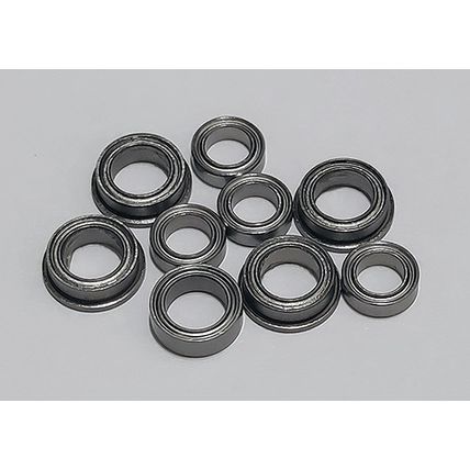(9pcs) 3RACING F113 Metal Sealed Ball Bearing Set