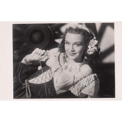 Jean Kent in Dutch Fashion Outfit Vintage Hollywood Photo
