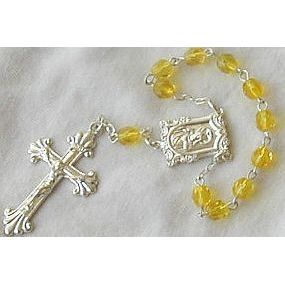 Mini yellow Rosary A