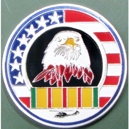 Viet Nam Veteran. Challenge Coin. 1.5". 99b.
