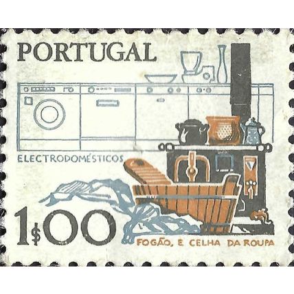 PORTUGAL, Old and modern, kitchen, white 1979, 1Esc, #4