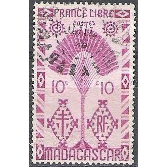 Madagascar 1943 Michel 351 O Cote (2005) 0.30 € Arbre du voyageur Cachet rond