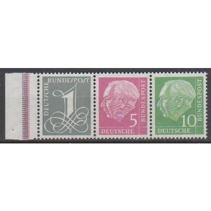 Mi: w18 y II MNH 1958/60 heuss Cat € 14
