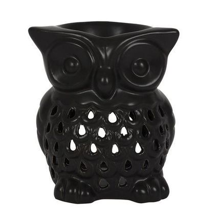 Oil and Wax Melt Burner - Black Owl Oil Burner