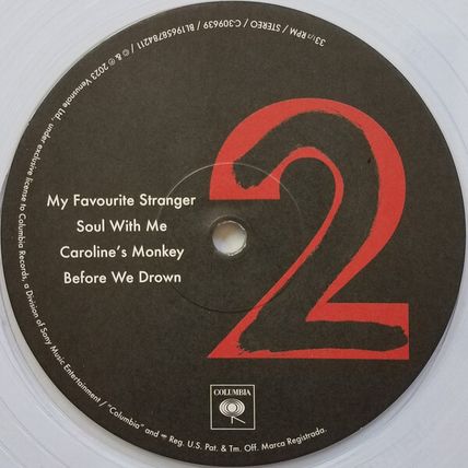 Depeche Mode - Memento Mori 2023 Columbia Clear Vinyl Etched