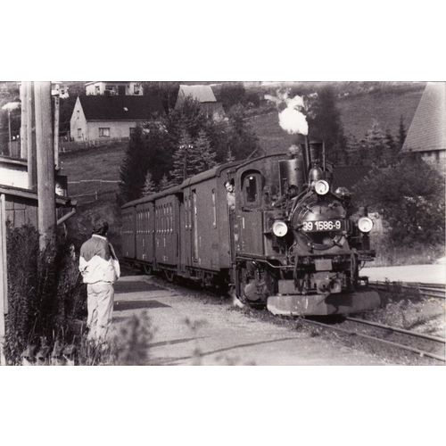German NG Railway Photo SOEG Zittau 99 1586-9 Hartmann Mallet Loco Germany