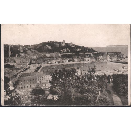 Vintage GB Postcard - Vane Mill, Torquay, Devon