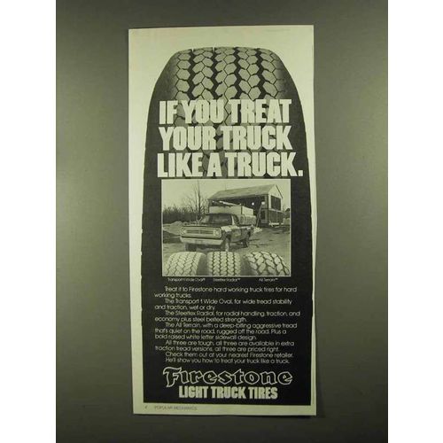 1979 Firestone Tires Ad - Transport 1 Wide Oval