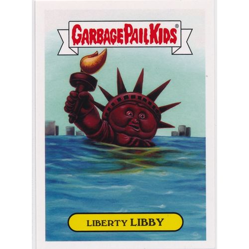 GPK Adam-Geddon Natural Disasters Sticker 10b Liberty Libby