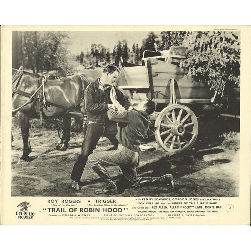 TRAIL OF ROBIN HOOD Roy Rogers F-O-H Stills (3)